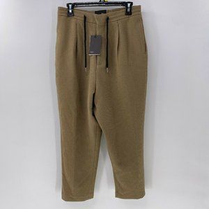 Asos mens cropped trousers tan pants 30